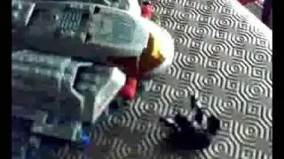 Halo MegaBloks UNSC Short sword crash