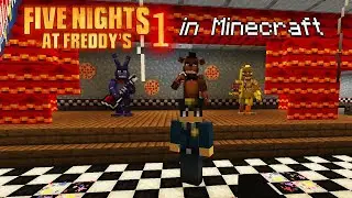 Building CUSTOM Freddy Fazbear's Pizzeria in Minecraft