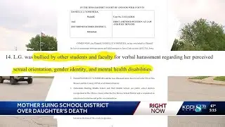 Des Moines mom sues school district over child's death