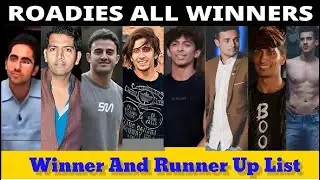 All Roadies Winners & Runner-Ups (Season 1 to Latest) | Full List #roadies #princenarula #mtvroadies