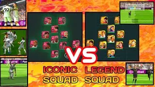 Legend Squad Vs Iconic Squad | Pes 21Mobile | #Pes21Mobile #Malayalam #Pesmagicians