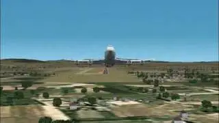 Take off from Prishtina Airport (LYPR)