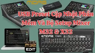 C&aacute;ch Cập Nhật Phần Mềm Mới Firmware 4.13 Cho Mixer Midas