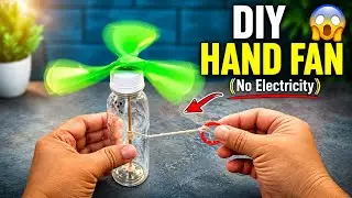 DIY Bottle Fan (No Electricity) how to make a hand fan at home without motor | hand fan kaise banaen