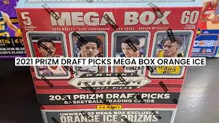 2021 PANINI Prizm Draft Picks Mega Box unpacking #panini #nba #basketball #prizm #break #cunningham