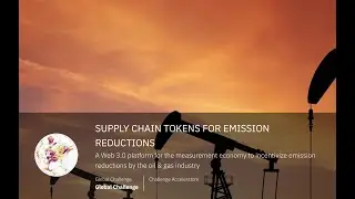 Call for code project: supply chain tokens for emissions reductions