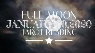 Full moon- wolf moon- January 10, 2020 Tarot Reading by element
