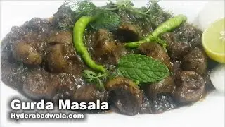 Gurda Masala Recipe Video &ndash; How to Make Goat Kidney curry &ndash; Easy & Simple Hyderabadi Cooking