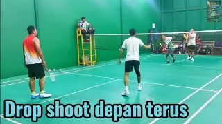 Badminton Yukk, Gor Andila, Om Panggi, Bang Alan VS Nino, Bang Jangkung #badminton #fyp 