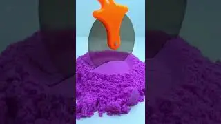 Kinetic sand ASMR Crunch Oddly Satisfying Video #kineticasmr #shorts