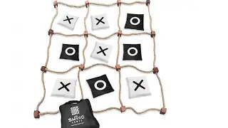 Swooc Games&reg; - Giant Tic Tac Toe Game Outdoor (All Weather) | 3ft x 3ft | Instant Setup, No Assembly
