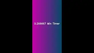 ⏳ 16 Second Countdown Timer | Gradient Animation | Time's Up Alert