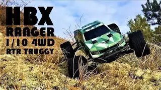 HBX RANGER 1/10 4WD Stadium Truck/Truggy - Countryside Run! (RC Running video)