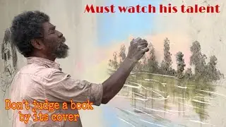 Street wall painter in kerala | must watch | pala | viral video | Full video