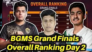 BGMS Grand Finals Overall Ranking Day 2 And Who Is #1 And MVP 🤔
