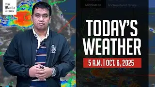Today's Weather, 5 A.M. | Oct. 6, 2025