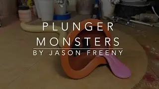 Plunger Monsters (Jason Freeny 101) Sculpting, Wet Sanding, Airbrushing