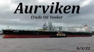 Crude Oil Tanker Aurviken at Tranmere