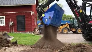Cable Padding Bucket for Huddig 1260 Backhoe Loader | Gyru-Star 3-150MAX and Tiltrotator