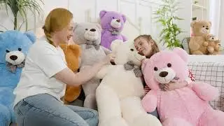 🧸Giant Teddy Bears Plush Toys | MorisMos Stuffed Animals #plushtoys #stuffedanimals #plush #cute