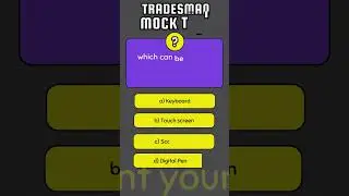 Tradesman Mock Test #shorts #shortsfeed