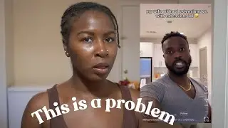 Husband records wife's reaction with natural hair vs extensions. Let's talk about it