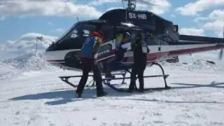 1st Heli Skiing in Greece Entiposeis