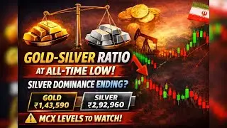 Gold-Silver Ratio at All-Time Low | Silver Dominance Ending? 📉 MCX Levels to watch