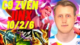 C9 ZVEN PLAYS JINX VS SENNA ADC |NA CHALLENGER PATCH 11.8| [League of Legends] Full Gameplay