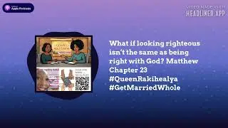 Get Married Whole - What if looking righteous isn&rsquo;t the same as being right with God? Matthew...