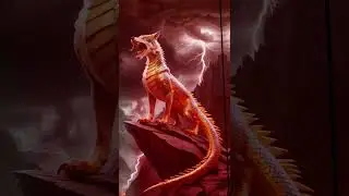 Komodo Dragon vs Wolf Battle | Terrifying Hybrid Unleashed