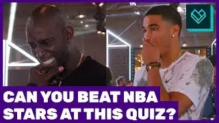 NBA Nicknames Quiz with Kevin Garnett & Jayson Tatum