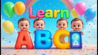 ABC Song for Kids Learn ABC Alphabet with Fun Pixar-Style Animation | Baby & Toddler Learning Video