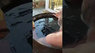 Anxiety removed in the frosty ice Barrel, feels amazing, feel free to subscribe #anxiety #wim Hof