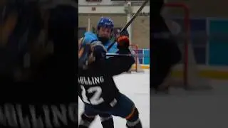 Huge Hits💪🏻🏒 #fyp #trending #hockey