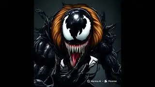 Venom + Lion #venom #ai #cat #marvel