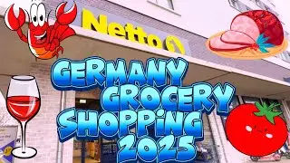 Berlin Supermarket Prices 2025 🇩🇪 | Netto Grocery Haul & Cost of Living in Germany