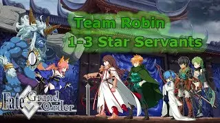 Team Robin (1-3 Star Servants) Wazahamimaru 6,000,000 HP Raid Boss - Onigashima [FGO NA]