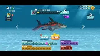 Por fin conseguí el dinero 🤑 desbloqueando todos los tiburones de hungry shark evolution