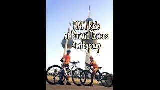 RAM Ride at Kuwait Towers #bisdakride #kuwaitcycling