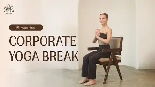 15 Min Corporate Chair Yoga | Desk Yoga for Stress Relief & Mobility