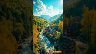 Heavenly Drone Footage of a Peaceful River Village | #DroneSky