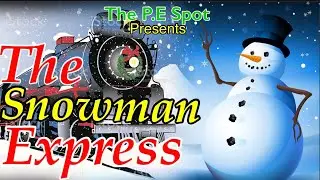 DIY PE Games | Physical Education at Home: The Snowman Express #diypegames #thepespot #peforall