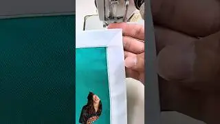 Идеальные прямые углы с помощью косой бейки &mdash; простой швейный лайфхак #шорты