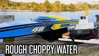 Тестовый пропеллер OSE CNC 5216 и 5218 Proboat Super SonicWake 48