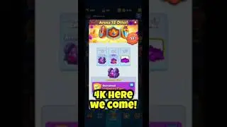 RUSH ROYALE 👑 F2P FOCUS ACCOUNT HITS ARENA 12! 4K HERE WE COME! NEW VIDEOS SOON!