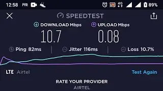 Airtel Prepaid Vs Vodafone REDX March Speed test