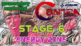 Game nostalgia 80an Contra + nes emulator Stage 6 - Energy zone &bull; gameplay android