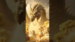 She Discovered a World Where Dragons Are Made of Cheese #ai #dragon #cheese #horror #shorts