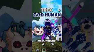 Bloxfruits Trex + Godhuman Combo #bloxfruit #roblox #shorts